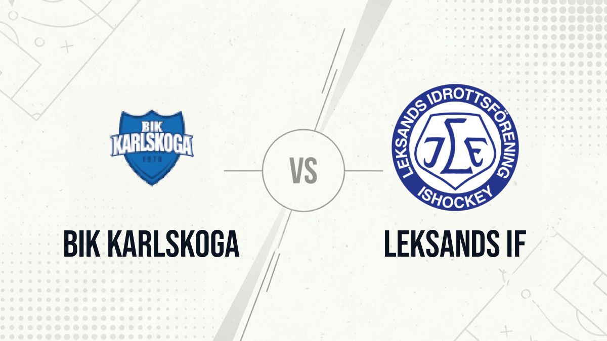 Pronostic BIK Karlskoga Leksands IF