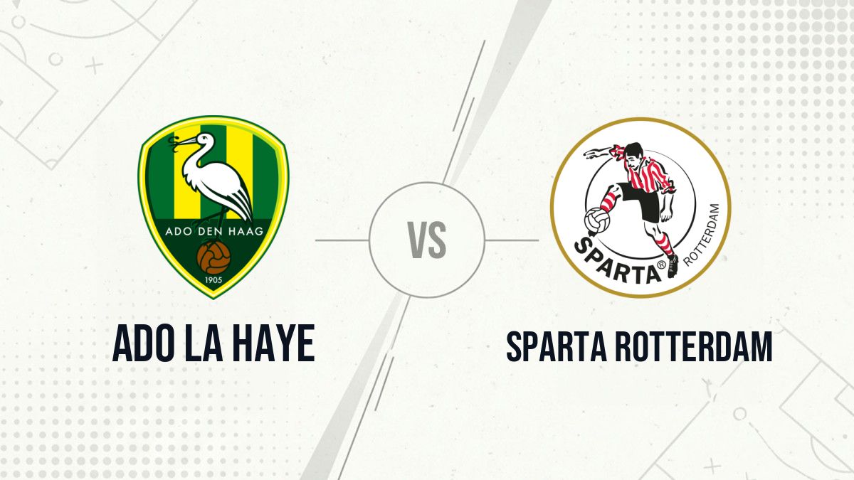 Pronostic ADO La Haye Sparta Rotterdam
