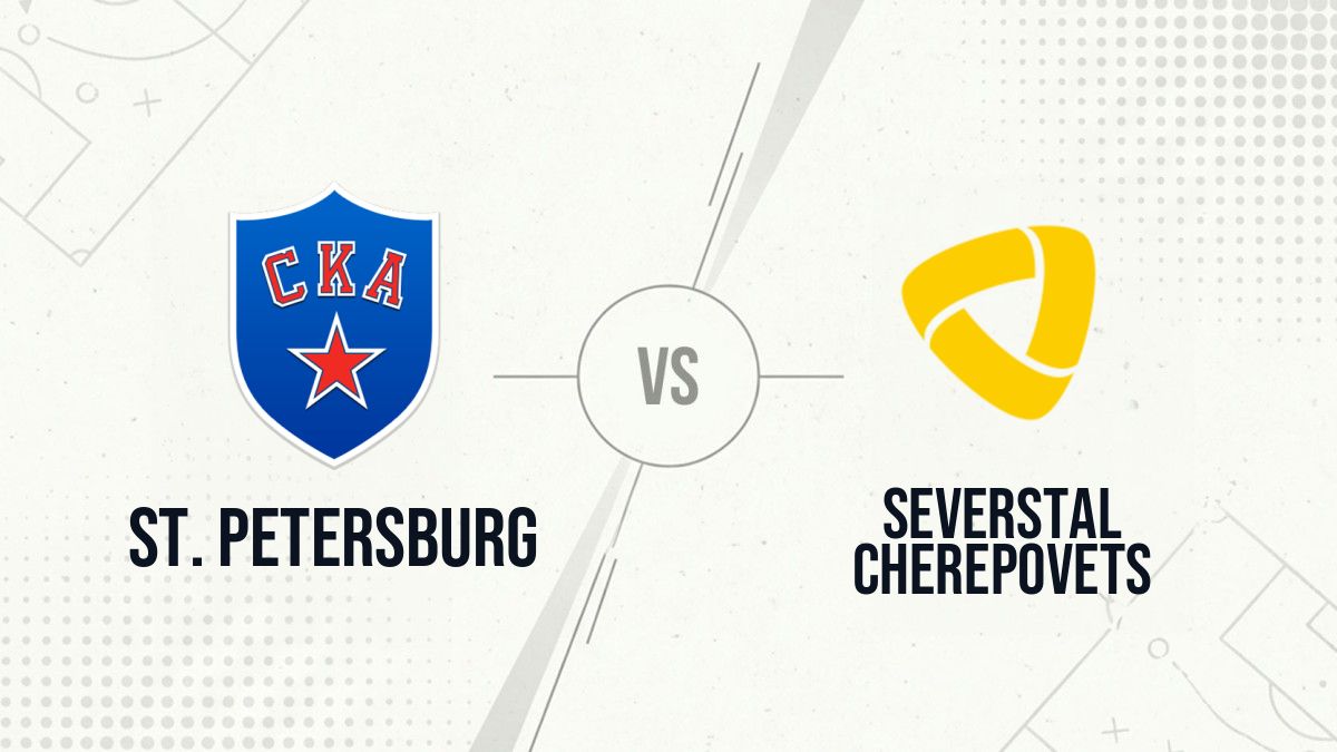 Pronostic St. Petersburg Severstal Cherepovets