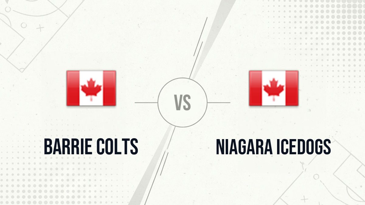 Pronostic Barrie Colts Niagara IceDogs
