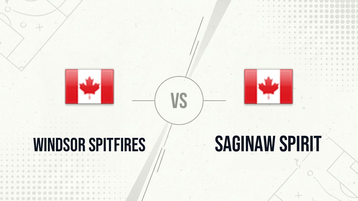 Pronostic Windsor Spitfires Saginaw Spirit