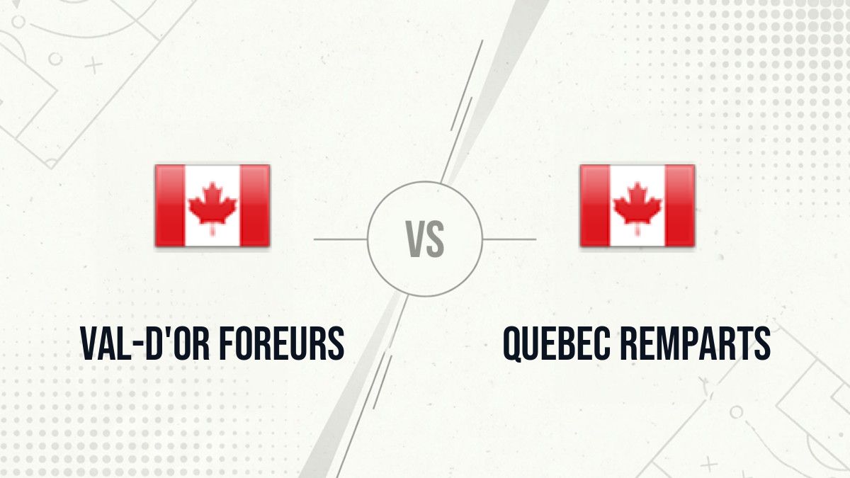 Pronostic Val-D'Or Foreurs Quebec Remparts