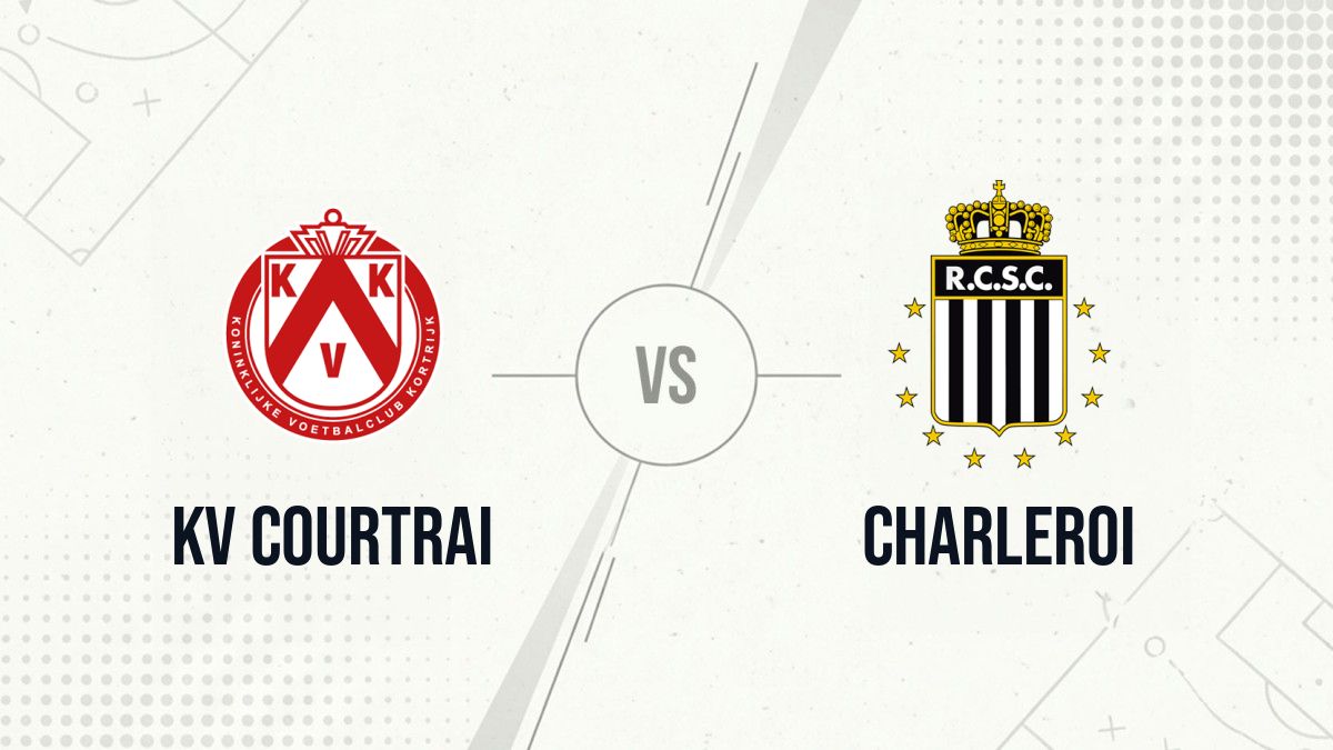 Pronostic KV Courtrai Charleroi