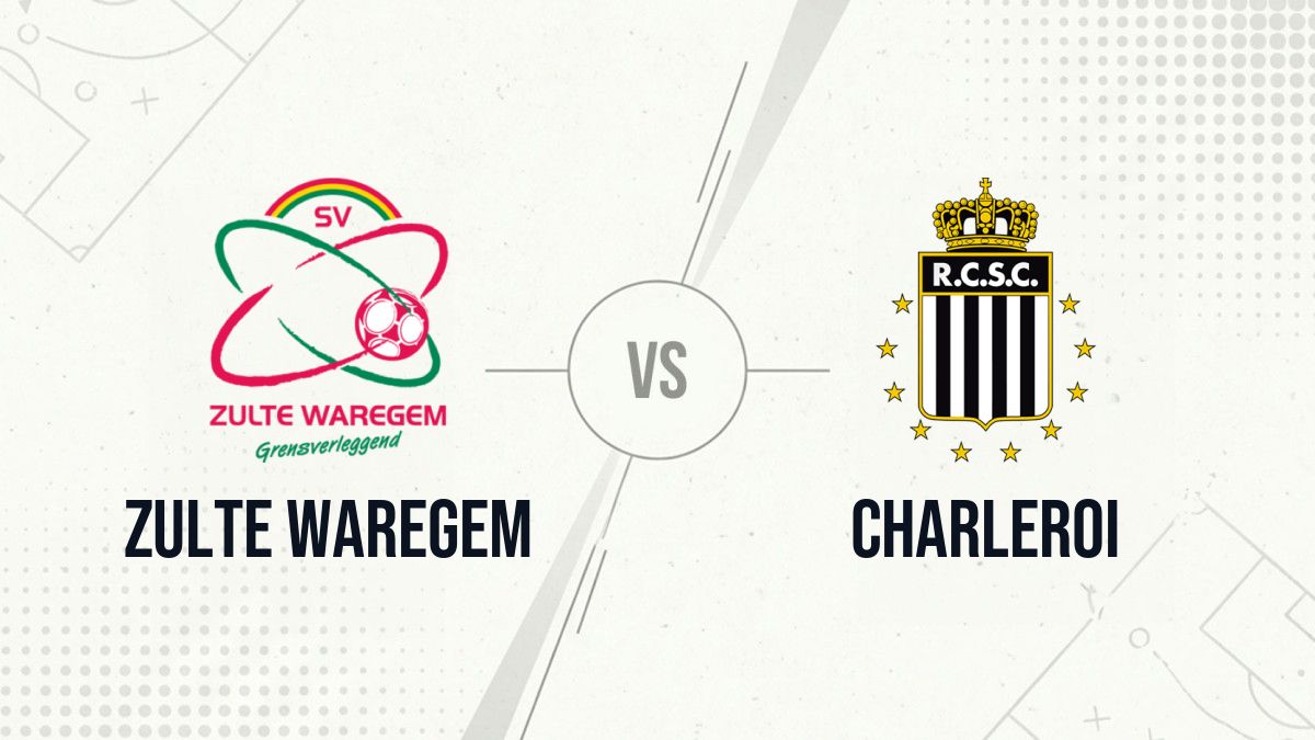 Pronostic Zulte Waregem Charleroi