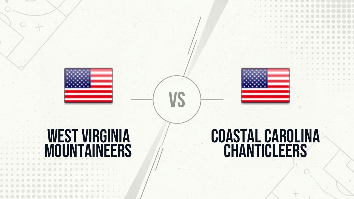 Pronostic West Virginia Mountaineers Coastal Carolina Chanticleers