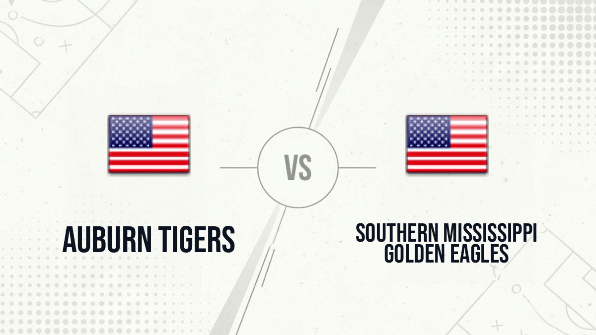 Pronostic Auburn Tigers Southern Mississippi Golden Eagles