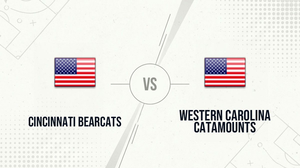 Pronostic Cincinnati Bearcats Western Carolina Catamounts