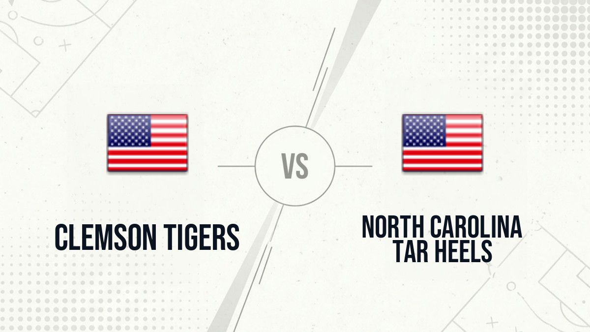 Pronostic Clemson Tigers North Carolina Tar Heels