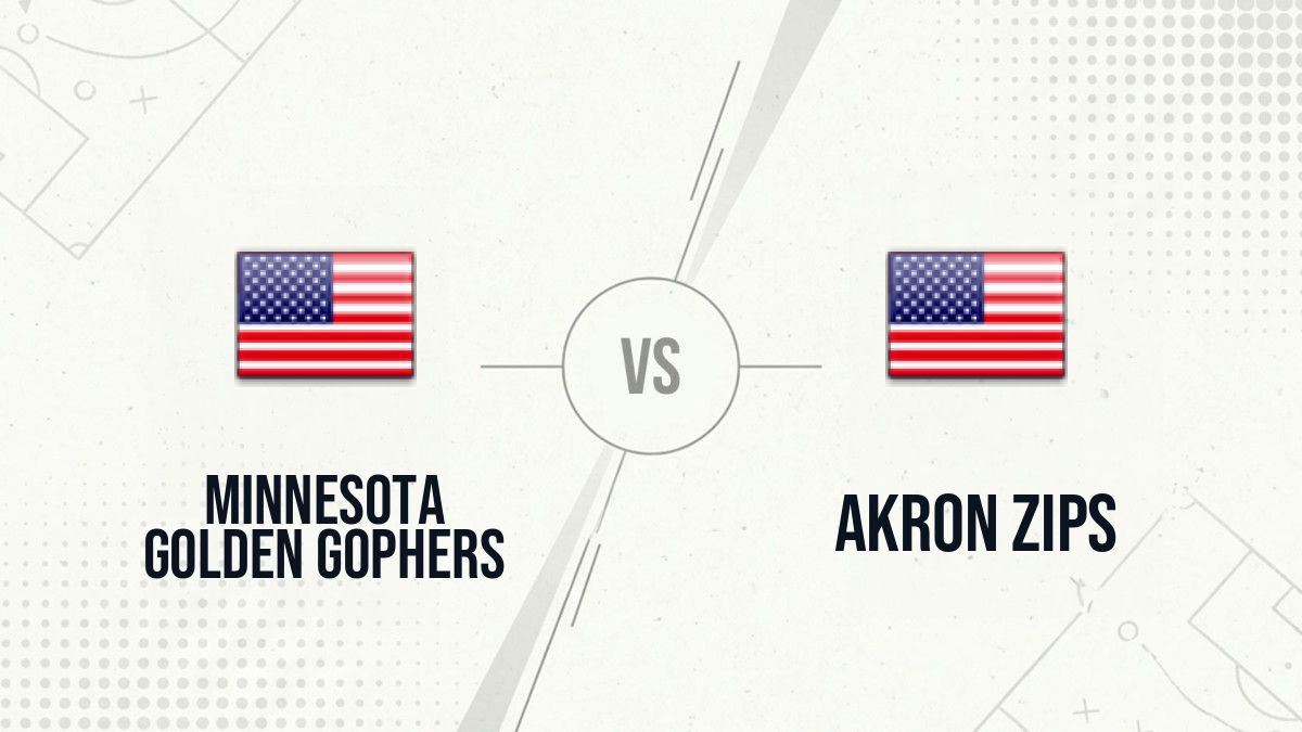 Pronostic Minnesota Golden Gophers Akron Zips