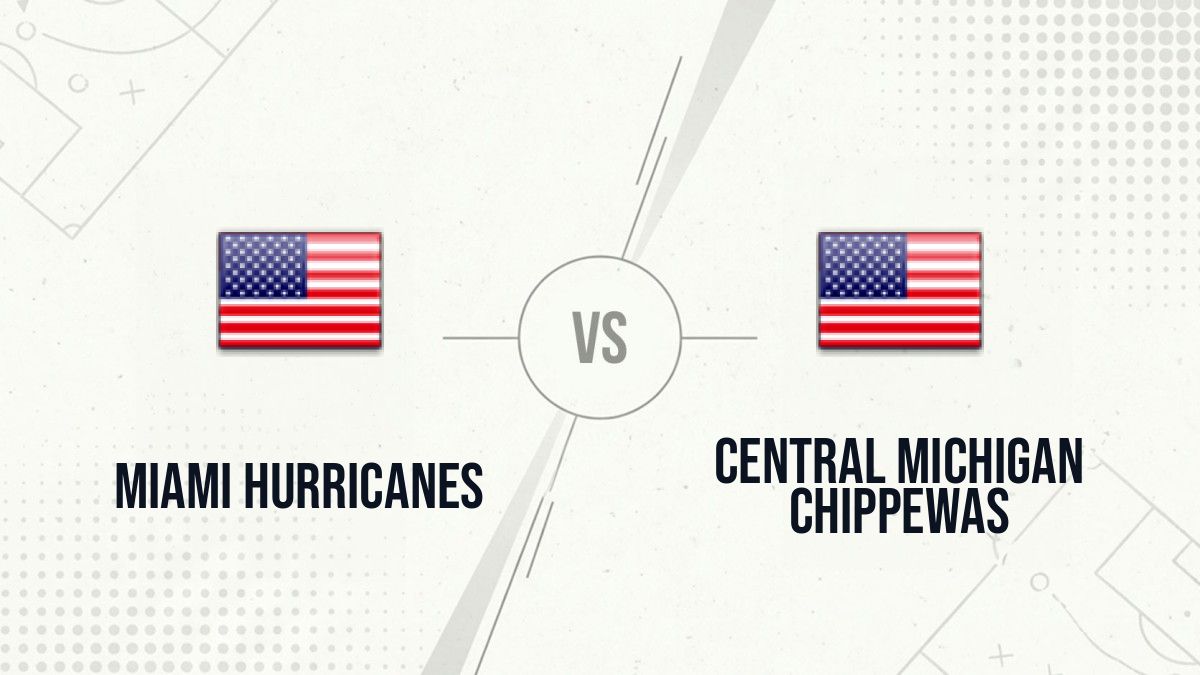 Pronostic Miami Hurricanes Central Michigan Chippewas
