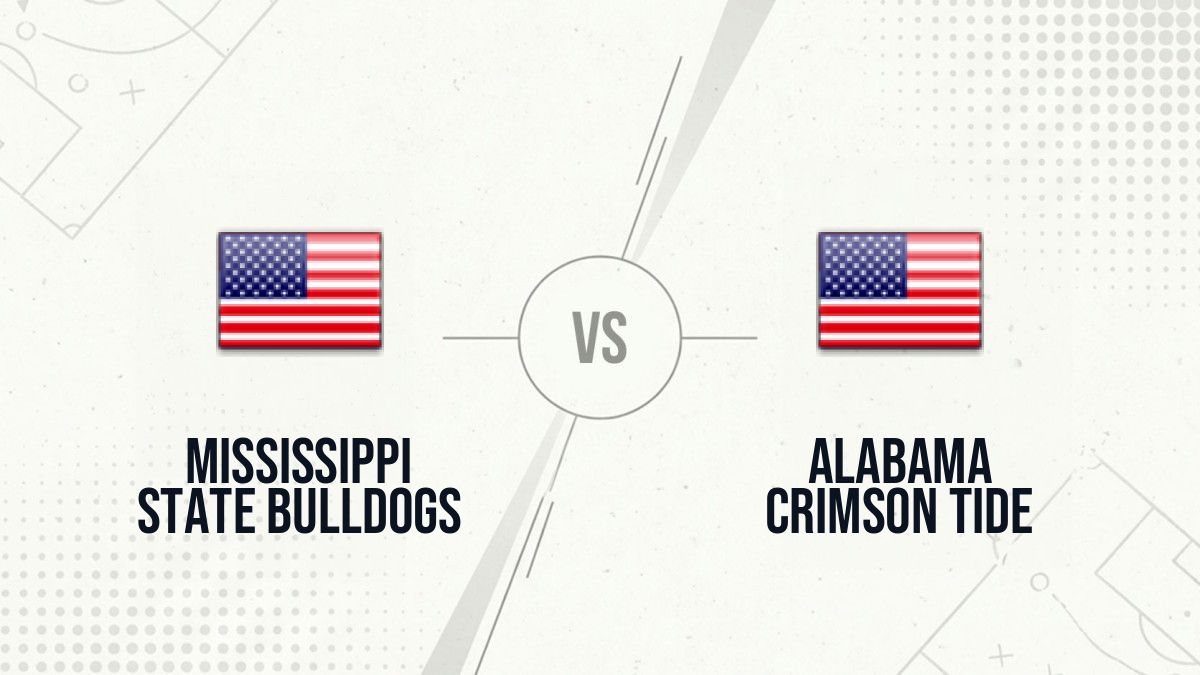 Pronostic Mississippi State Bulldogs Alabama Crimson Tide