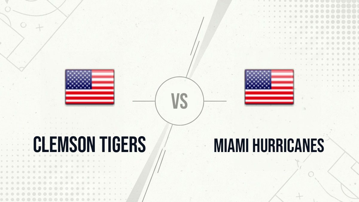 Pronostic Clemson Tigers Miami Hurricanes