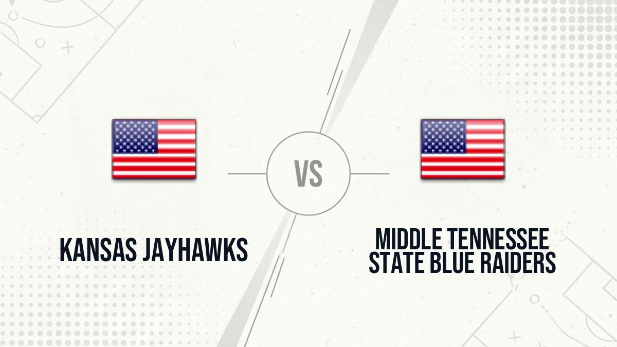 Pronostic Kansas Jayhawks Middle Tennessee State Blue Raiders