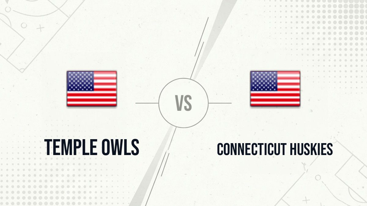 Pronostic Temple Owls Connecticut Huskies