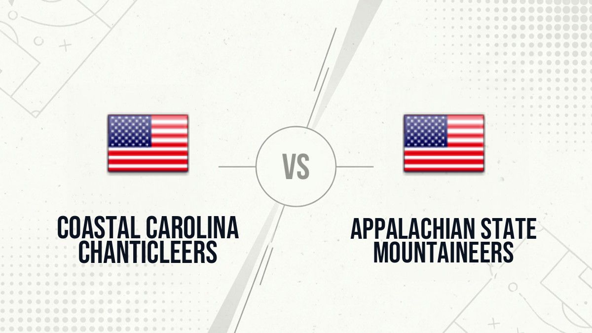 Pronostic Coastal Carolina Chanticleers Appalachian State Mountaineers