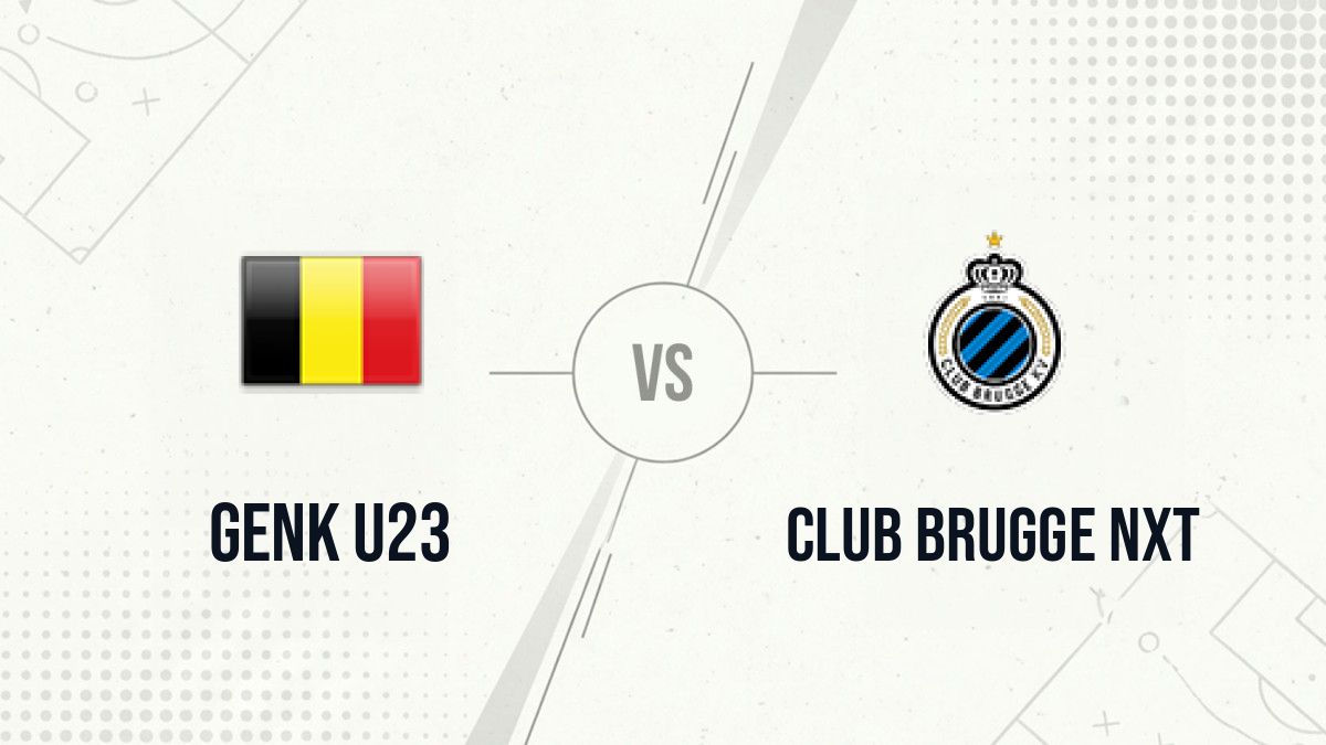 Pronostic Genk U23 Club Brugge NXT