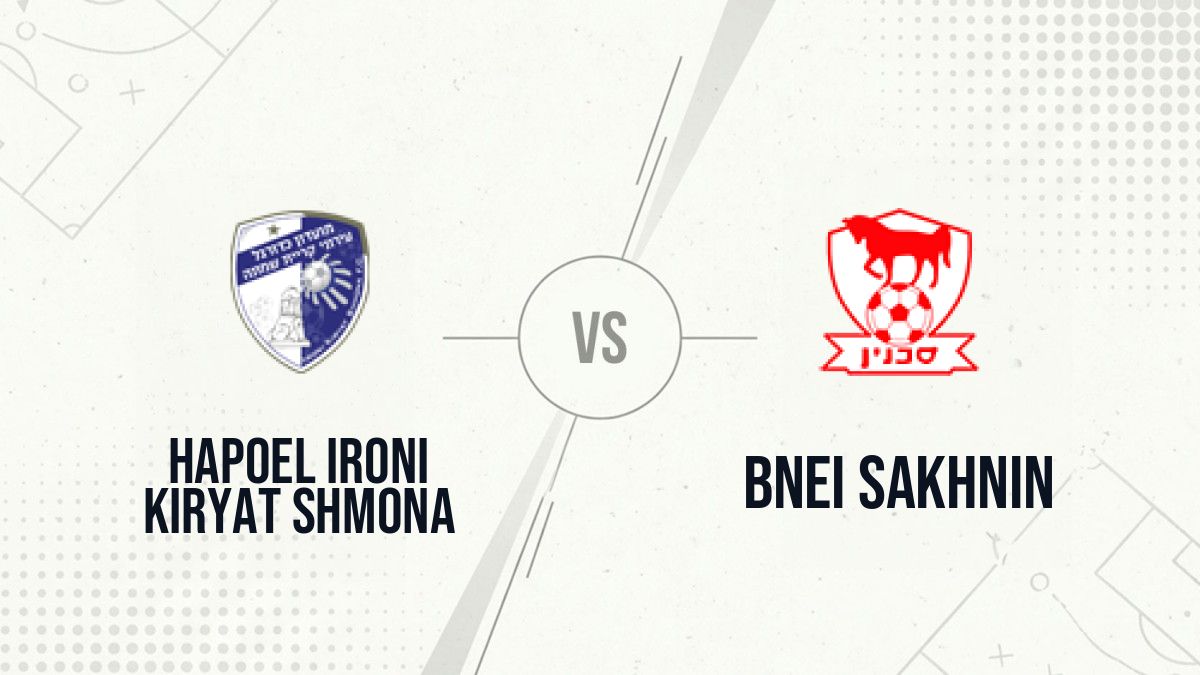 Pronostic Hapoel Ironi Kiryat Shmona Bnei Sakhnin
