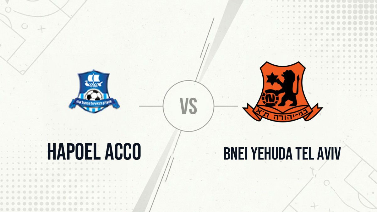 Pronostic Hapoel Acco Bnei Yehuda Tel Aviv