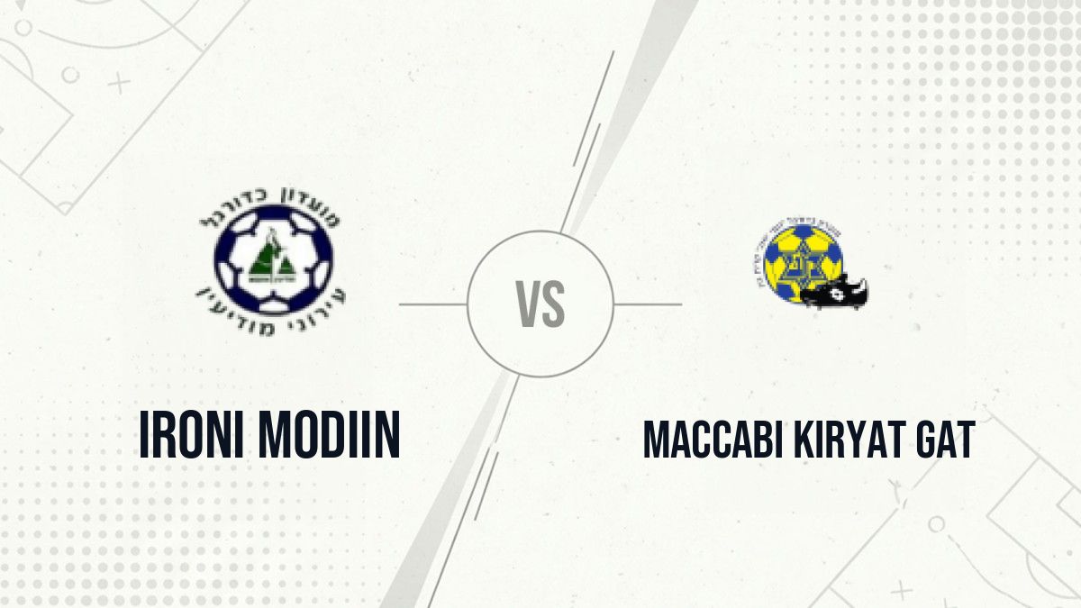 Pronostic Ironi Modiin Maccabi Kiryat Gat