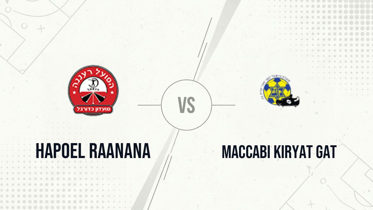 Pronostic Hapoel Raanana Maccabi Kiryat Gat