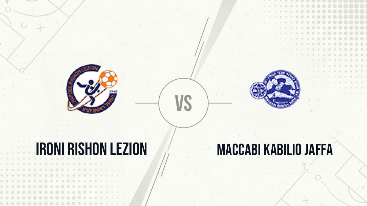 Pronostic Ironi Rishon Lezion Maccabi Kabilio Jaffa