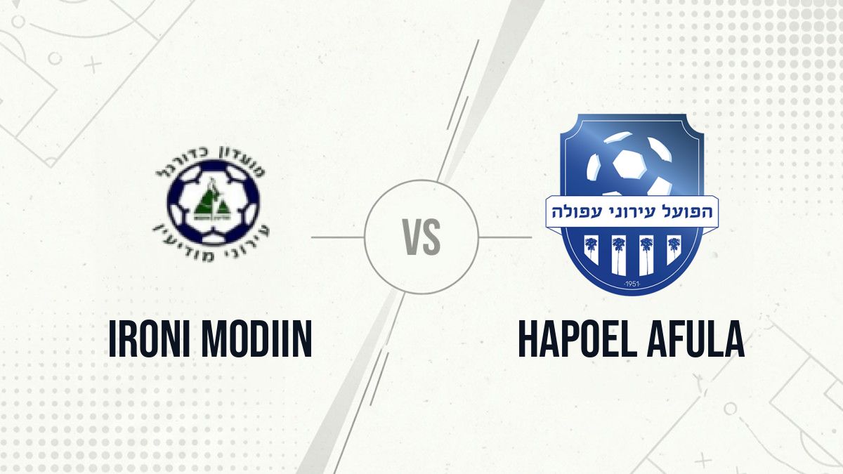 Pronostic Ironi Modiin Hapoel Afula