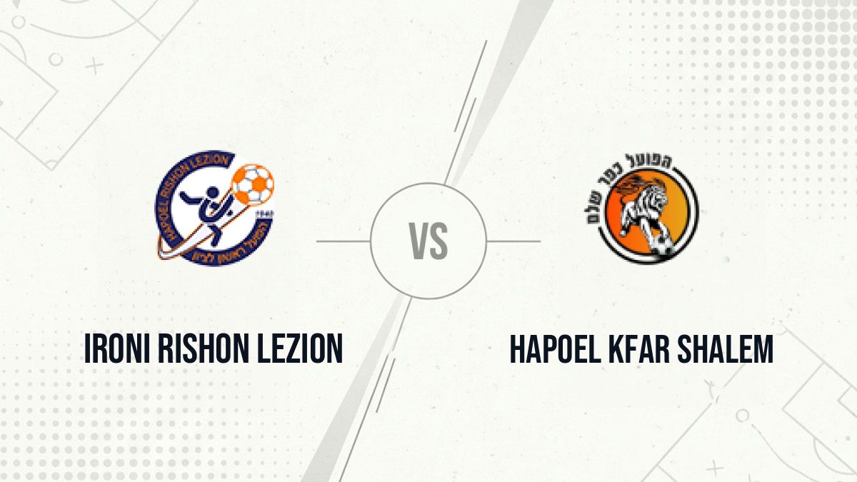 Pronostic Ironi Rishon Lezion Hapoel Kfar Shalem