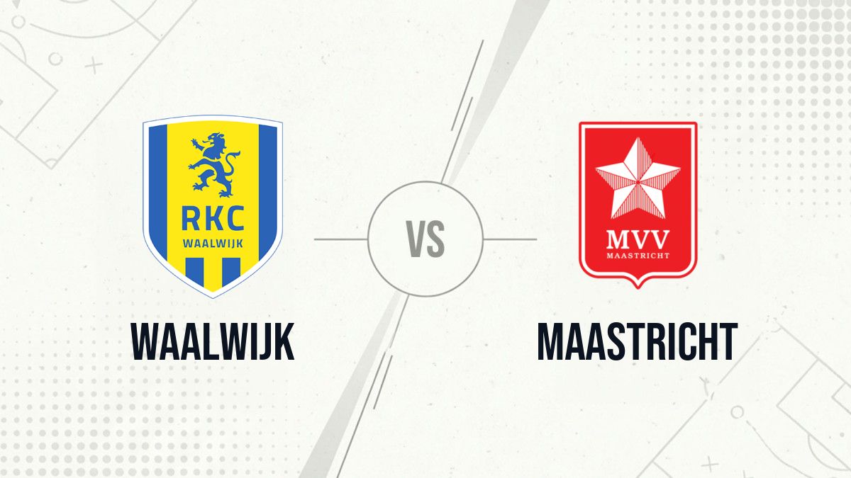 Pronostic Waalwijk Maastricht