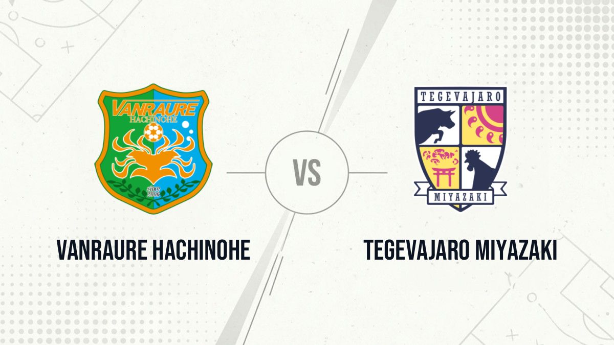 Pronostic Vanraure Hachinohe Tegevajaro Miyazaki