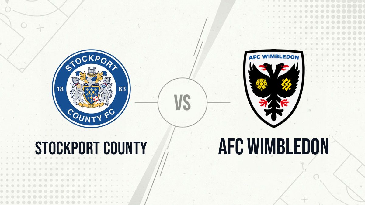 Pronostic Stockport County AFC Wimbledon