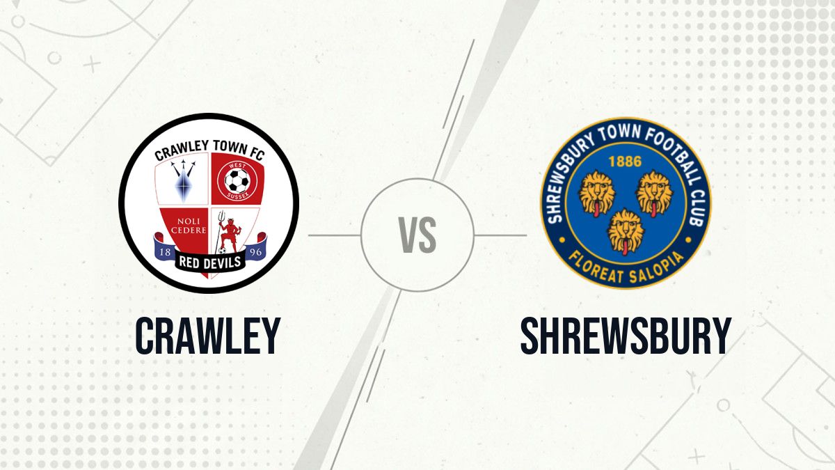 Pronostic Crawley Shrewsbury