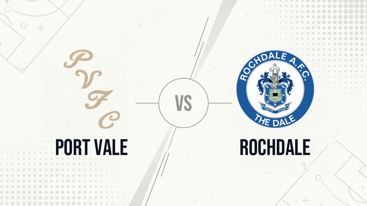 Pronostic Port Vale Rochdale