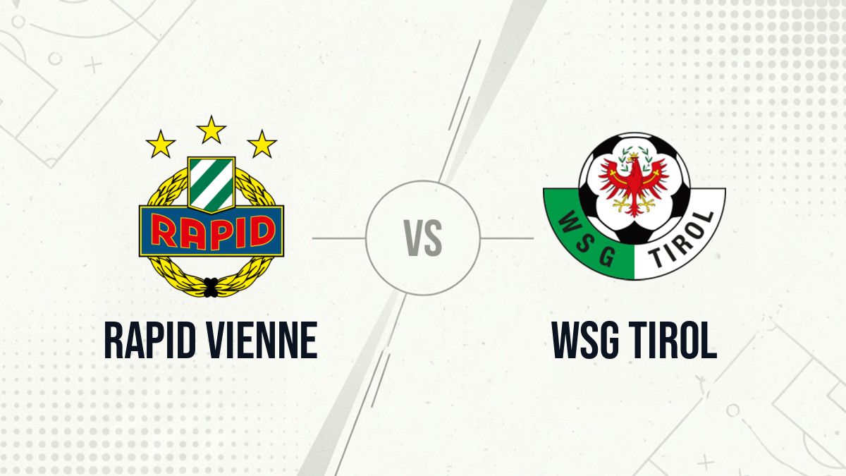 Pronostic Rapid Vienne WSG Tirol
