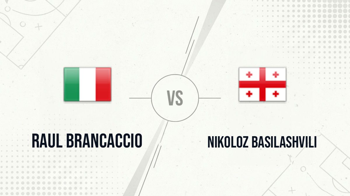 Pronostic Raul Brancaccio Nikoloz Basilashvili