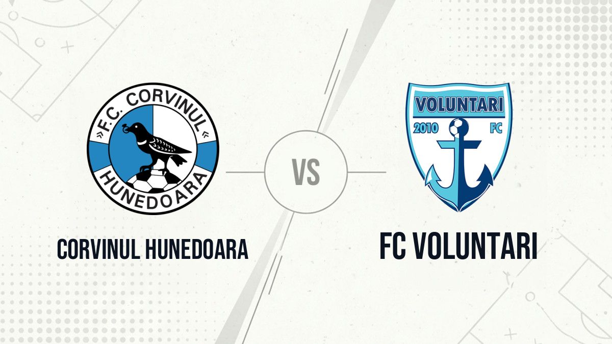 Pronostic Corvinul Hunedoara FC Voluntari
