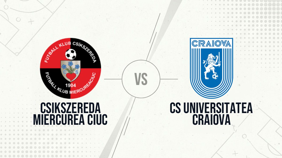 Pronostic Csikszereda Miercurea Ciuc CS Universitatea Craiova