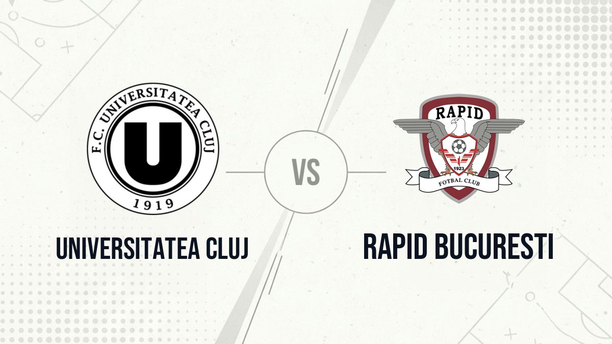 Pronostic Universitatea Cluj Rapid Bucuresti