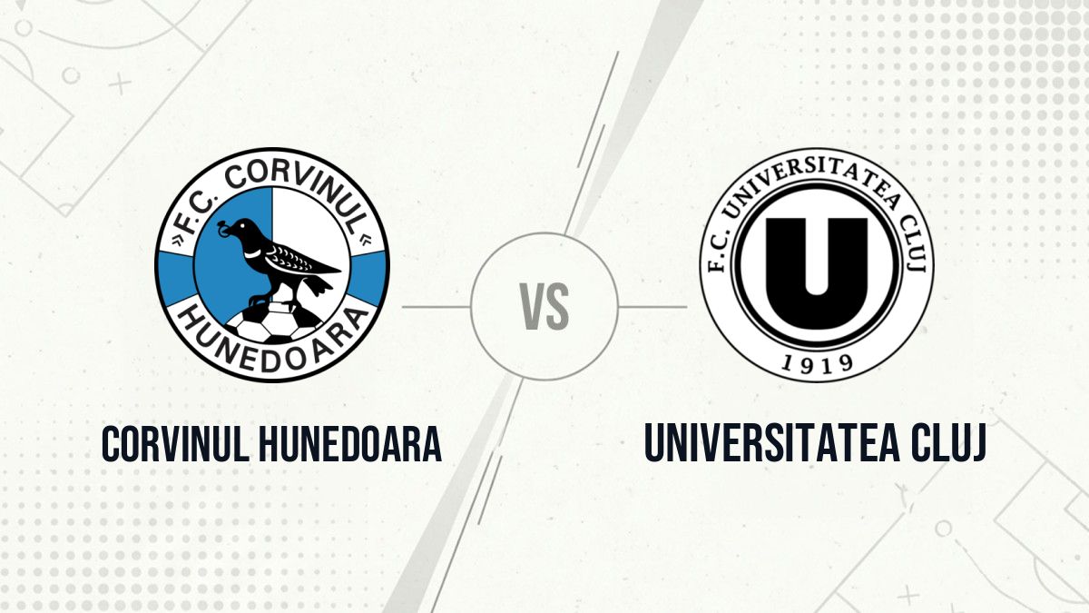 Pronostic Corvinul Hunedoara Universitatea Cluj