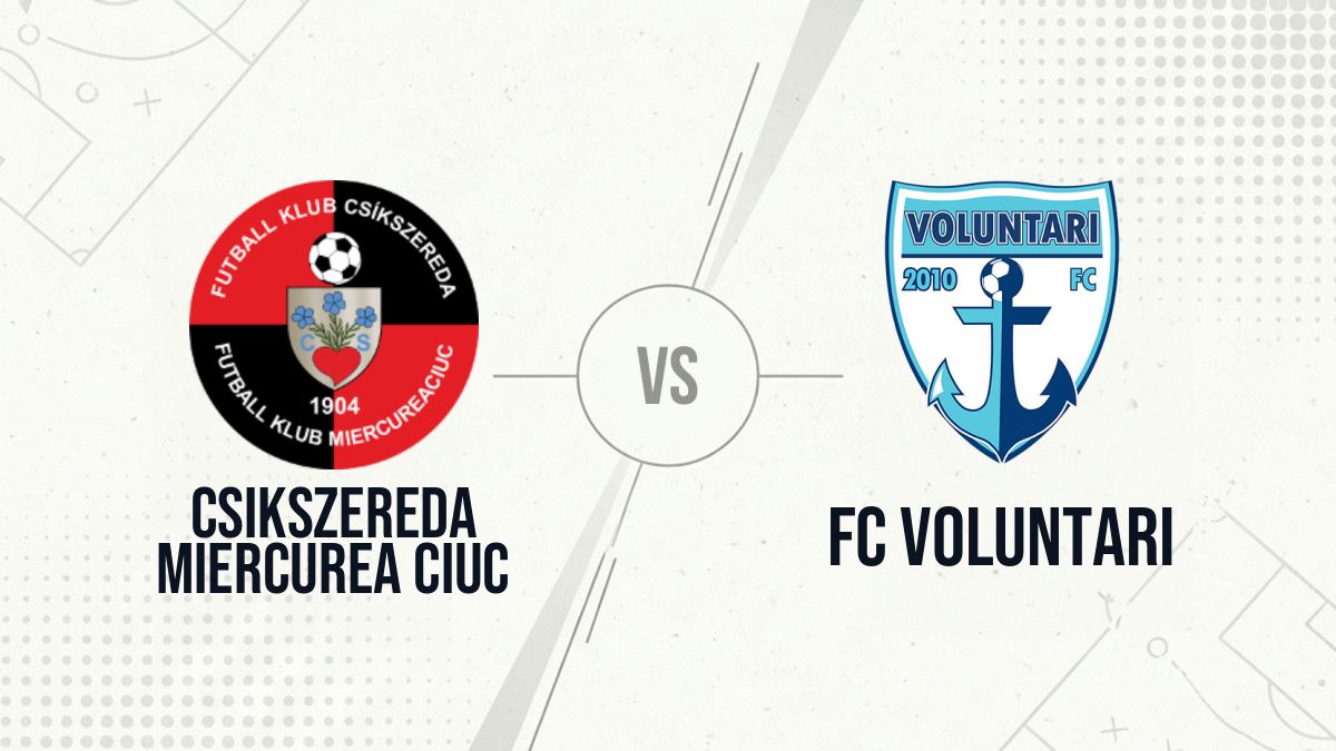 Pronostic Csikszereda Miercurea Ciuc FC Voluntari