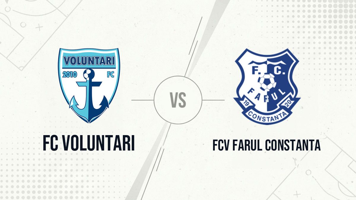 Pronostic FC Voluntari FCV Farul Constanta