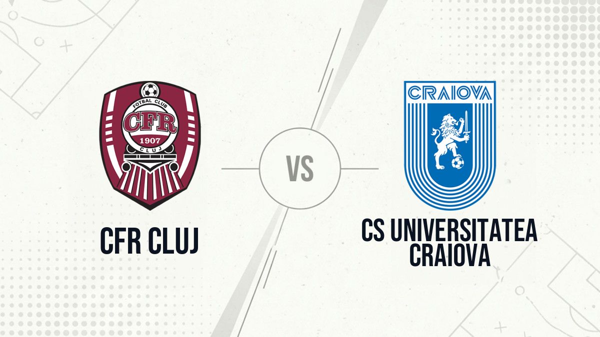 Pronostic CFR Cluj CS Universitatea Craiova
