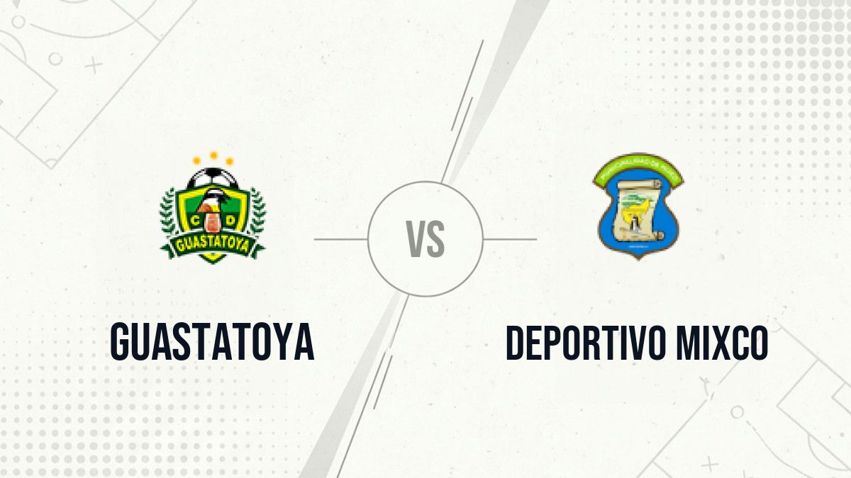 Pronostic Guastatoya Deportivo Mixco