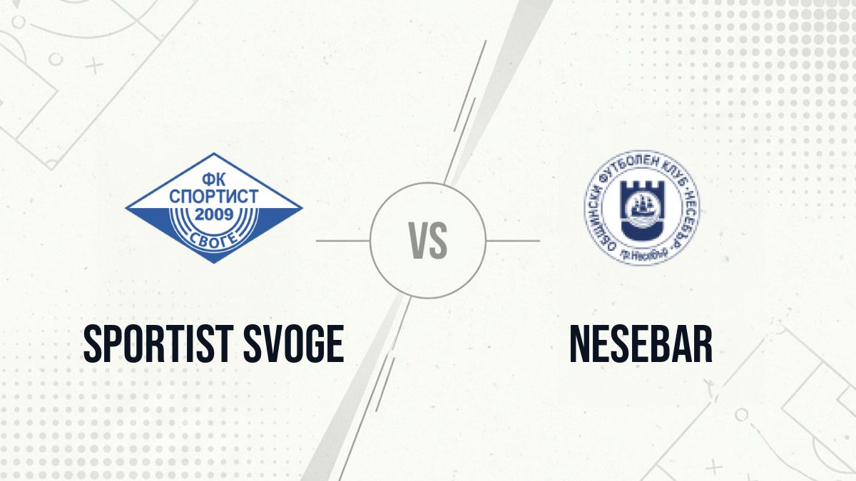 Pronostic Sportist Svoge Nesebar