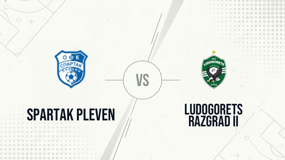 Pronostic Spartak Pleven Ludogorets Razgrad II