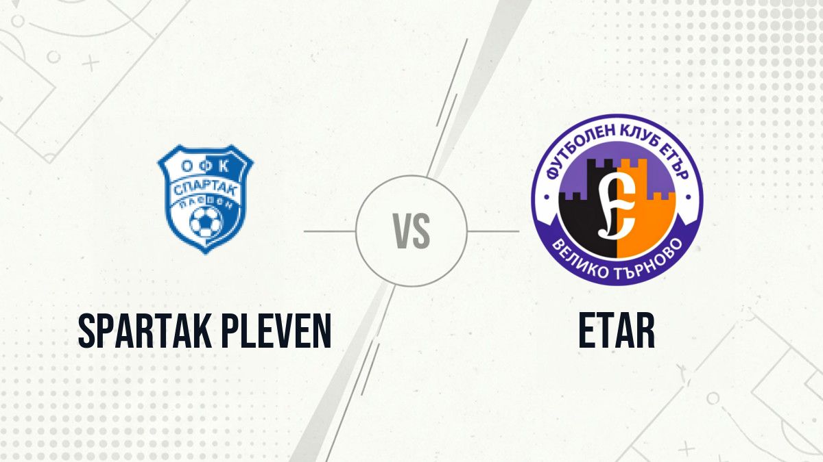 Pronostic Spartak Pleven Etar