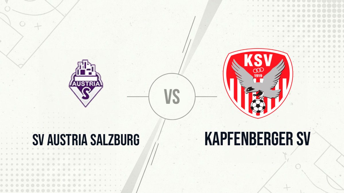 Pronostic SV Austria Salzburg Kapfenberger SV