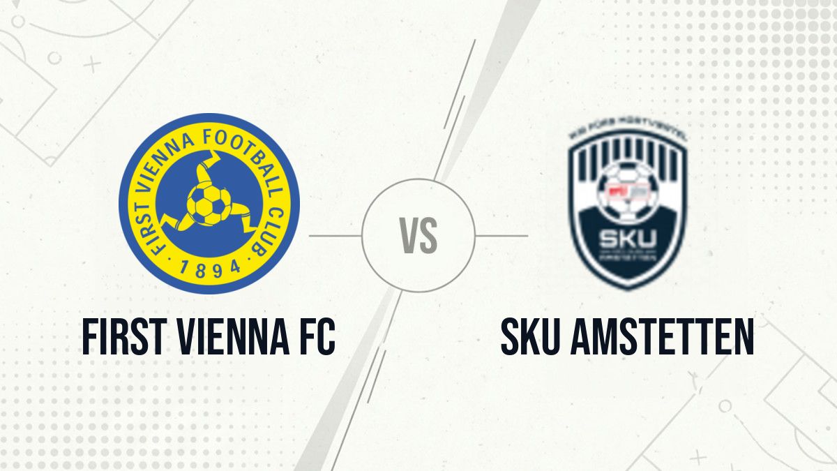 Pronostic First Vienna FC SKU Amstetten
