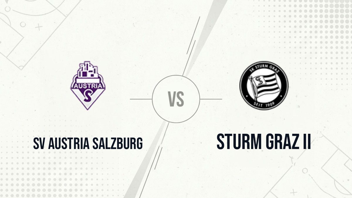 Pronostic SV Austria Salzburg Sturm Graz II