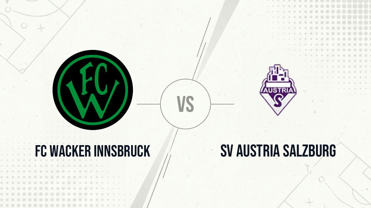 Pronostic FC Wacker Innsbruck SV Austria Salzburg
