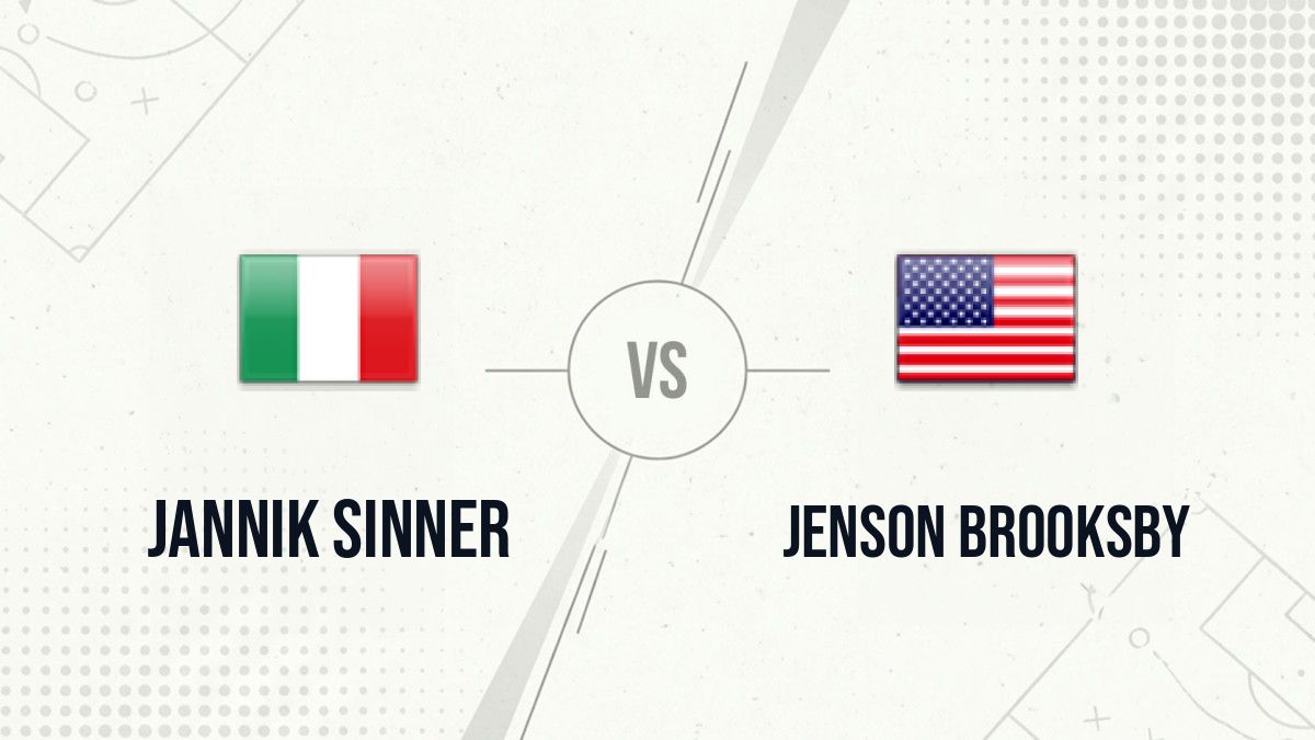 Pronostic Jannik Sinner Jenson Brooksby